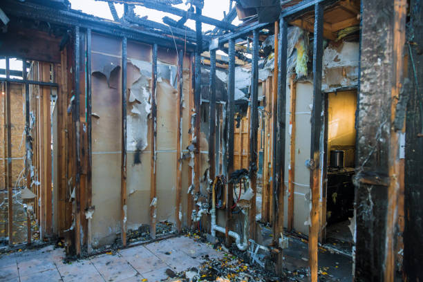 Professional Soot Cleanup technician working in Braham, MN